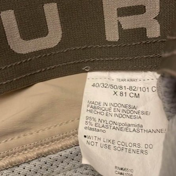 BRAND NEW men under armour canyon hiking pants size US 40/32 (UPF 30 water repel - Picture 10 of 10